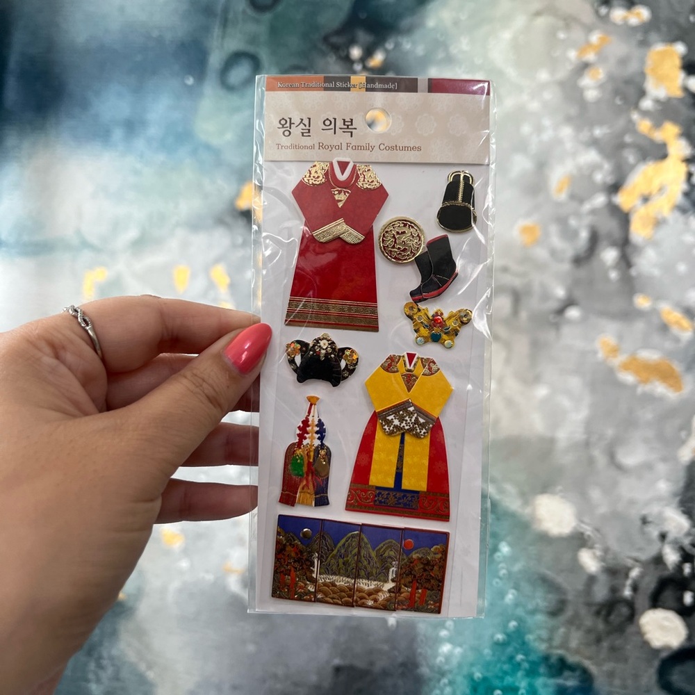 Korean Traditional Hanbok Sticker